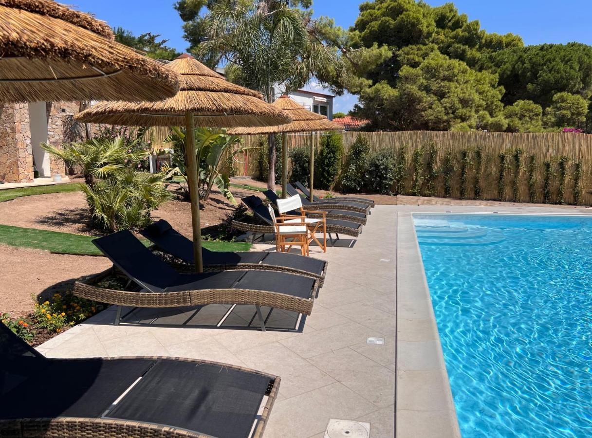 Villa Aquamarina Pavoncella Rossa Porto Pino Kültér fotó